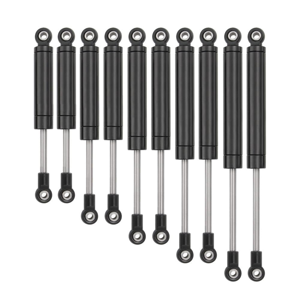 Black Aluminum Aolly Climbing car 80-120mm Shock Absorber Springs Set for SCX10 TF2 RC Rock Crawlers Accessory(120mm 4pcs)