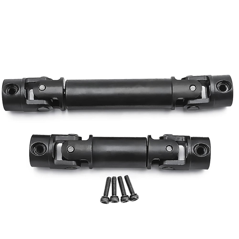 2Pcs 40-50mm 55-75mm Steel Drive Shaft Joint CVD Chassis Center Driveshaft for 1/18 for TRX4M for Bro-nco for Defe-nder RC Crawler Car(9103)