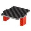 Carbon Fiber Servo Mount for 1/18 for Gra-nite for Grom 1/14 for Moj-ave for Me-ga 380 RC Car Receiver Holder Upgrade Accessories(Red) view 1