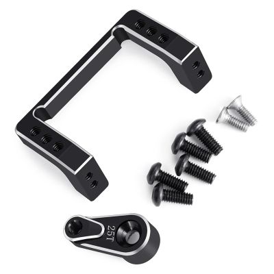 Aluminum Alloy Servo Arm Mounts Block Servo Support for 1/16 RC Car Buggy Truck for Mini-B Upgrade Parts(Servo Arm Mount)