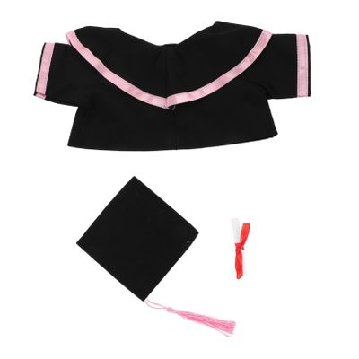 Ciieeo Cute Bear Graduation Outfit Set Shawl Cap and Certificate for Graduation Celebration