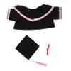 Ciieeo Cute Bear Graduation Outfit Set Shawl Cap and Certificate for Graduation Celebration view 1