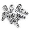 10Pcs Metal M3 Rod Ends Steel Short Ball Compatible with Traxxas Slash 4x4 Rustler Stampede Telluride 1/10 RC Crawler Car Parts(Titanium 10pcs) view 4