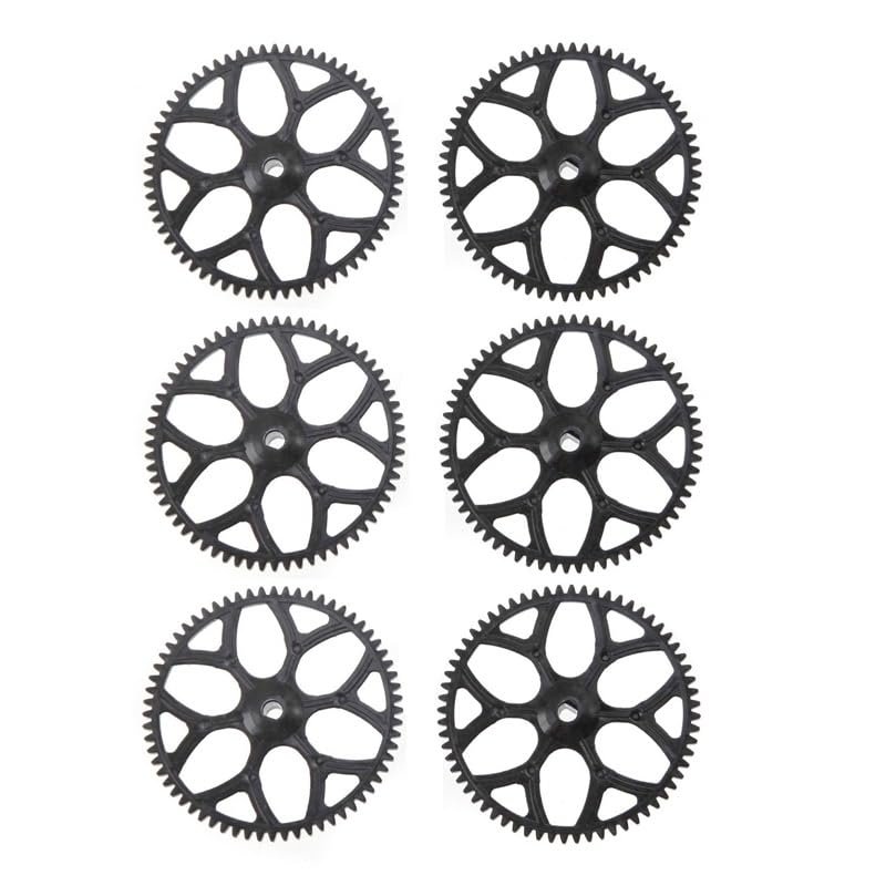 6Pcs Main Gear for WLtoys V911S V977 V988 V930 V966 XK K110 RC Helicopter Airplane Drone Spare Parts Accessories