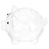 Abaodam Miniature Glass Piggy Bank Novelty Coin Box for Boys and Girls Boy Girl Money Box Tattoo Fund Jar Cute Decor view 1
