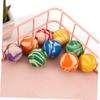JUMPLAWN 20pcs Assorted Bouncy Balls for Boys and Girls Party Toys High Bounce Balls Bulk Pack view 3