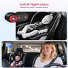 LUCKVIEW BM2 PRO Dual Baby Car Camera, 5.2" 1080P HD Display for Rear-Facing Car Seats, IR Night Vision, Anti-Shake Mount, Easy Install  Ideal for Parents with 2 Kids and Pets view 3