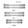 Compatible with Traxxas for Hoss for Slash for Rustler 4WD RC Car Upgrade Spare Parts Adjustable Front Rear Pull Rod Link Tie Rod Steering Rod RC Tie Link Rods(Blue) view 2