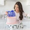 Rsstarxi 1 Pack Class of 2026 Cake Topper Glitter Congrats Grad Cap 2026 Graduation Cake Pick for Class of 2026 Graduation Theme High School Graduate Party Cake Decorations Blue view 3