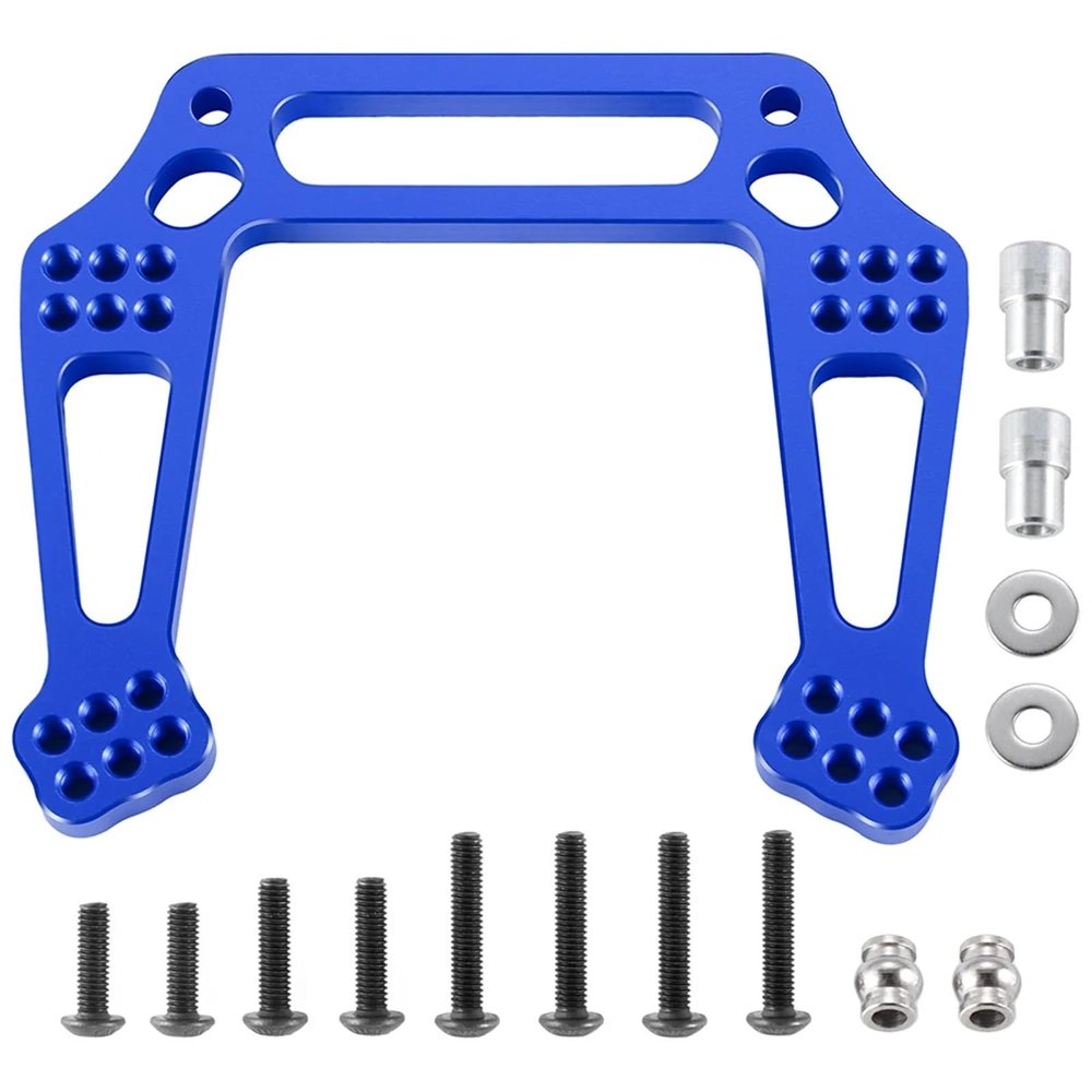 Aluminum Alloy Front Rear Shock Absorber Mount Towers for 1/10 for SLA-sh 2WD for Ru-stler for Stam-pede for Ban-dit Parts(Front)