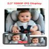 Luckview BM2A Baby Car Camera, Night Vision & 5.2" 1080P Display for Rear-Facing Car Seats, Easy No-Damage Install, Patented Anti-Shake Mount  Ideal for Parents and Pet Owners view 2