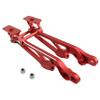 CNC Aluminum Rear Wing Mount Compatible with Arrma 1/8 Kraton, Notorious, Outcast, Talion, Typhon 6S BLX  Red T6 Alloy Upgrade, Replaces AR320347 view 3