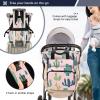 BOESI Doodle Cactus Pattern Diaper Bag Backpack, Mommy Bag, Multifunctional Diaper Bag, Travel Backpack view 4