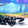 24" 3D Printed Dragon, Articulated Blue and Silver Cherry Blossom, Fidget ADHD Autism Toy,Executive Desk Toy, Home Decor D0100 view 3