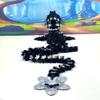 24" 3D Printed Dragon, Articulated Blue and Silver Cherry Blossom, Fidget ADHD Autism Toy,Executive Desk Toy, Home Decor D0100 view 4