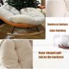 Penguin Rocking Chair Nursery, Glider Rocking Chair for Living Room, Indoor Rocking Chair with Padded Seat, Reading Chair for Bedroom, Garden Lounger, Modern, Stylish view 3