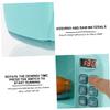 Toddmomy Simulated Microwave Oven Creative Educational Toy for Plastic Kitchen Appliance Light for Hands Learning and Imaginative Play view 2