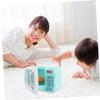 Toddmomy Simulated Microwave Oven Creative Educational Toy for Plastic Kitchen Appliance Light for Hands Learning and Imaginative Play view 4