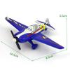 Dusty No.4 Plane Metal Diecast Classic Alloy Toy Plane for Children Gift view 2