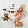 40 Inch Orange 50 Number Balloon Orange 50 Balloons Birthday Wedding Party digital Decorations (Number 50) view 4