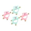 BESPORTBLE 4pcs Boy Girl Rattle Toys Creative Handbell Plaything for Boy Girl Hanging Toys Smooth Lightweight Design Engaging Sensory Development Tool view 1