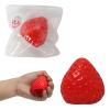 1pcs Squishy Strawberry,Cute Squeeze Toys,Kawaii Squishies PVC Toys,Stress Relieving Fur Ball OPP Packaging Gifts Fidget Toys for Anxiety&Relaxation for Kids Adults (1pcs red) view 1