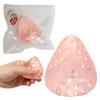 1pcs Squishy Strawberry,Cute Squeeze Toys,Kawaii Squishies PVC Toys,Stress Relieving Fur Ball OPP Packaging Gifts Fidget Toys for Anxiety&Relaxation for Kids Adults (1pcs Clear Pink) view 1