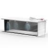 SAMYUCHO 1/64 Scale Diecast Display Case for Hot Wheels Matchbox Cars, Toy Car Model Mini Garage with LED Light and Acrylic Cover, Stackable Parking Lot Diorama Storage for Collection Present view 1