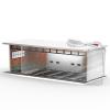 SAMYUCHO 1/64 Scale Diecast Display Case for Hot Wheels Matchbox Cars, Toy Car Model Mini Garage with LED Light and Acrylic Cover, Stackable Parking Lot Diorama Storage for Collection Present view 1