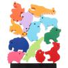 BESPORTBLE Infant Toys Toddler Building Blocks Boys and Girls Cognitive Developmental Wooden Balance Blocks Toy view 3