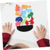 BESPORTBLE Infant Toys Toddler Building Blocks Boys and Girls Cognitive Developmental Wooden Balance Blocks Toy view 4