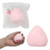 1pcs Squishy Strawberry,Cute Squeeze Toys,Kawaii Squishies PVC Toys,Stress Relieving Fur Ball OPP Packaging Gifts Fidget Toys for Anxiety&Relaxation for Kids Adults (1pcs Pink) view 1