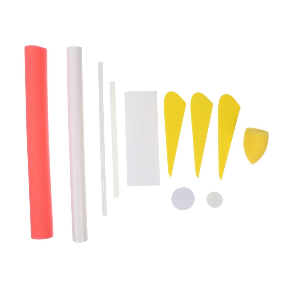 YARNOW DIY Foam Rockets Toy Foam Finger Rocket Launcher Toys for Boys and Girls Party Game Random Color