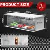 SAMYUCHO 1/64 Scale Diecast Display Case for Hot Wheels Matchbox Cars, Toy Car Model Mini Garage with LED Light and Acrylic Cover, Stackable Parking Lot Diorama Storage for Collection Present view 2