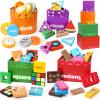 Atoylink Montessori Toys Shape Sorter for Toddlers, Wooden Stacking Blocks Nesting Boxes Baby Everyday Objects Shape Sorting Toys Matching Games, Preschool Learning Toys for 1 2 3 Year Old Boys Girls view 1