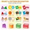 Atoylink Montessori Toys Shape Sorter for Toddlers, Wooden Stacking Blocks Nesting Boxes Baby Everyday Objects Shape Sorting Toys Matching Games, Preschool Learning Toys for 1 2 3 Year Old Boys Girls view 2