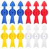 12pcs Arrow Game Spinners, Premium Plastic V-Shaped Board Game Spinners Replacement Pieces for Board Games Classroom Activities DIY Projects(Yellow, Blue, Red, White) view 1
