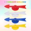 12pcs Arrow Game Spinners, Premium Plastic V-Shaped Board Game Spinners Replacement Pieces for Board Games Classroom Activities DIY Projects(Yellow, Blue, Red, White) view 3
