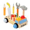 BESPORTBLE 1set Tool Car Toy for Boys and Girls Educational Screwdriver Board Wooden Disassembly Toy Fun Activity for Toddlers Problem-Solving Teamwork Skills view 1