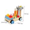 BESPORTBLE 1set Tool Car Toy for Boys and Girls Educational Screwdriver Board Wooden Disassembly Toy Fun Activity for Toddlers Problem-Solving Teamwork Skills view 2