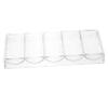 COSMEVIVI Portable Poker Chip Box Compartment Display Case Chip Holder Gaming Storage Supplies view 1