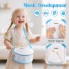 Drum Set for Boys - Toys for 2 3 Year Old Boy Birthday Gifts - Wooden Montessori Musical Instruments for Toddlers 2-4, Preschool Musical Toys with Snare Drum for Kids Age 3-5 view 4