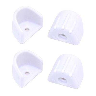 RC Car Repair Kit for HSP for HPI 1:8 1:10 Shock Absorber Hydraulic Frame Protection Protection Cover Shock Absorption Cap RC Car Parts Decoration Car Accessories(White)
