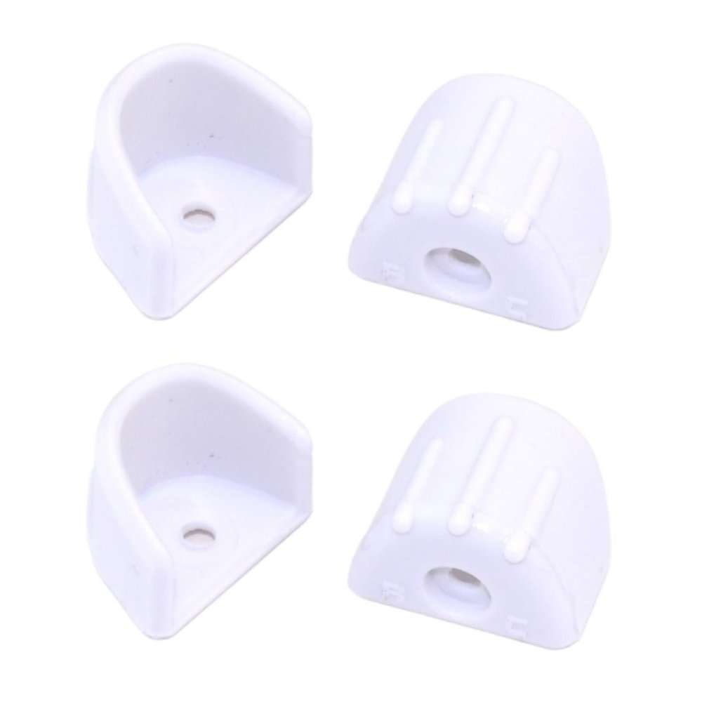 RC Car Repair Kit for HSP for HPI 1:8 1:10 Shock Absorber Hydraulic Frame Protection Protection Cover Shock Absorption Cap RC Car Parts Decoration Car Accessories(White)