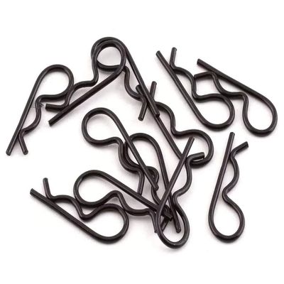 Jstpure for 3934A - Large Heavy Duty Body Clips Black - 12PK - TRA3934A