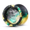 FS01 Yoyo Professional,Responsive Metal Yo-Yo for Kids 8-12 with Bearing & Extra Strings - Durable Trick Toys (Black and Yellow) view 1