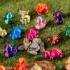 150pcs Mini 3D Printed Animals Tiny Animals Plastics Figures Miniature Little Small Ducks, Frogs, Turtles, Yaks Figurines Bulk for Micro Fairy Garden Landscape Accessories Hide Crafts Decor Aquarium view 3