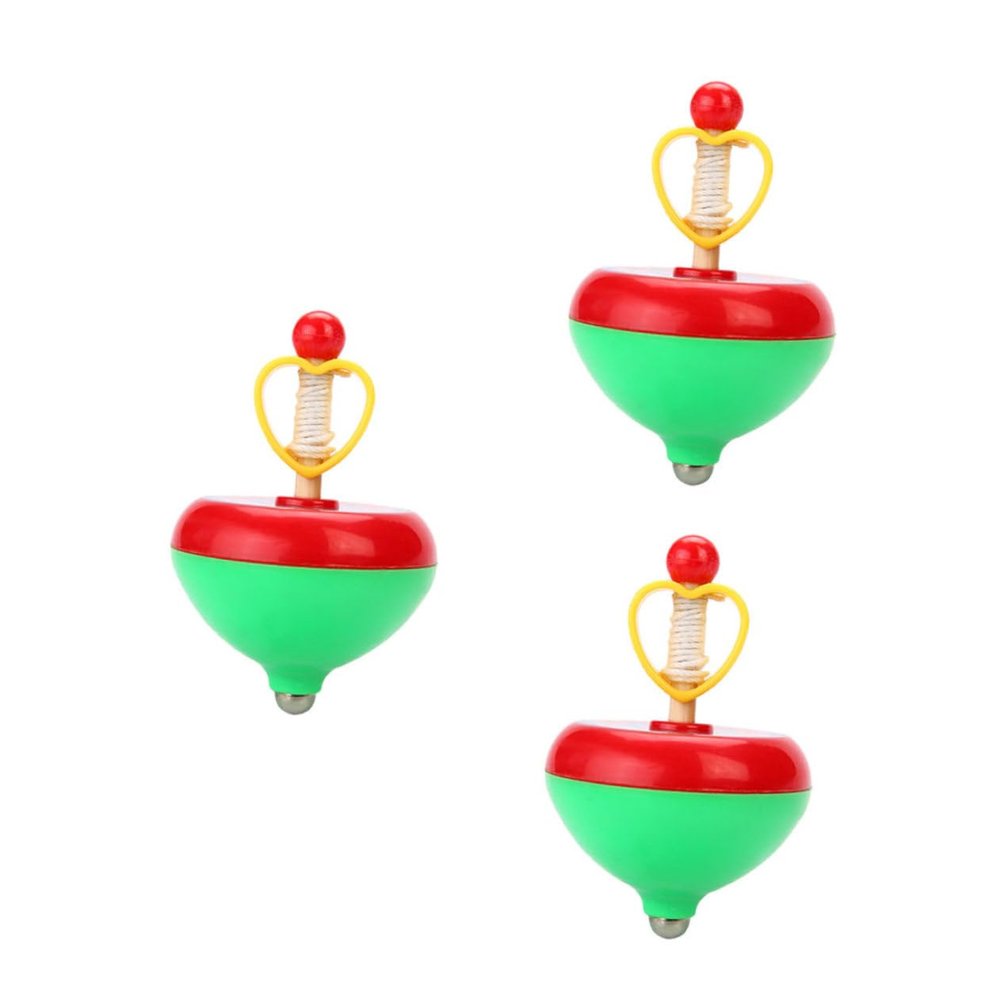 BESPORTBLE Child Gyro Toy Pulling String Gyro Toys for Babies Fidget for Kids Random Color