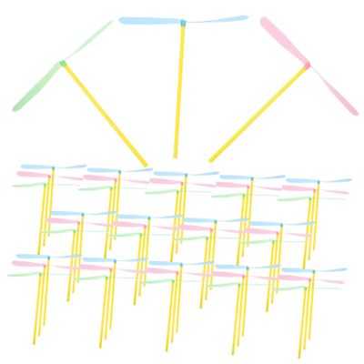 SUPVOX 80pcs Outdoor Hand Helicopter Toys Flying Dragonfly Toys for Boys and Girls Activities Easy to Use Develops Coordination Great for Parties and Festivals