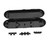 Abaodam Oval Storage Box Portable Case for Game Organization Plastic Holder Black for Home and Travel Use view 1